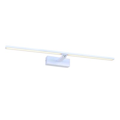 Επίτοιχο φωτιστικό μπάνιου LED PALMA 12W θερμό φως 3000k 780lm λευκό μεταλλικό 66,5x14,5x5cm IP44 Επίτοιχο φωτιστικό μπάνιου LED PALMA 12W θερμό φως 3000k 780lm λευκό μεταλλικό 66,5x14,5x5cm IP44
