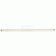 Επίτοιχο φωτιστικό CHLOE LED 16W θερμό φως 3000k 1040lm μεταλλικό λευκό 56x7x7cm στεγανό IP44