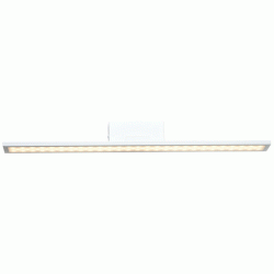 Επίτοιχο φωτιστικό CHLOE LED 16W θερμό φως 3000k 1040lm μεταλλικό λευκό 56x7x7cm στεγανό IP44