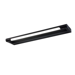Φωτιστικό λουτρού - πίνακα LED 6W BATI ενδιάμεσο χρώμα φωτός 4000Κ 380lm μεταλλικό μαύρο 400x100x25mm