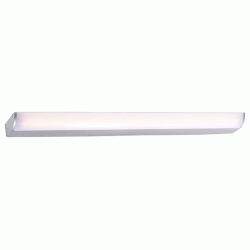 Επίτοιχο LED φωτιστικό KLARA 12W θερμό φως 3000k 780lm ασημί αλουμινίου εξωτερικού χώρου IP44