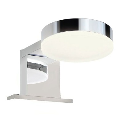 Led φωτιστικού επίπλου μπάνιου LUSTRO 5W θερμό φως 3000k 330lm χρώμιο μεταλλικό 8x14,5x6,5cm IP44