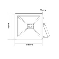Προβολέας led λευκός 10W 12-24V DC smd 6000K ψυχρό λευκό φως 880lm στεγανός IP66 Προβολέας led λευκός 10W 12-24V DC smd 6000K ψυχρό λευκό φως 880lm στεγανός IP66