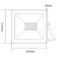 Προβολέας led λευκός 100W 230V smd 4000K ενδιάμεσο λευκό φως 8600lm στεγανός IP66 Προβολέας led λευκός 100W 230V smd 4000K ενδιάμεσο λευκό φως 8600lm στεγανός IP66