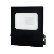 Προβολέας led μαύρος 10W RGBW εναλλαγής χρωμάτων 230V με smd στεγανός IP66