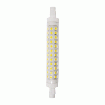 Λάμπα led smd R7s 10W ενδιάμεσο λευκό φως 4000k 118mm 1070lm δέσμη φωτός 360° 230V AC Ra80 30000h