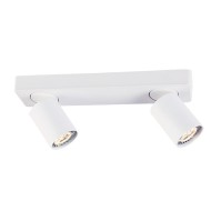 Φωτιστικό ELITIS 2xGU10 λευκό αλουμίνιο 32x7x11cm εσωτερικού χώρου IP20