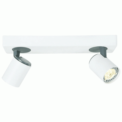 Επίτοιχο φωτιστικό DISCO 2xGU10 32x7x12cm λευκό αλουμινίου Επίτοιχο φωτιστικό DISCO 2xGU10 32x7x12cm λευκό αλουμινίου