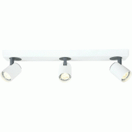Επίτοιχο φωτιστικό DISCO 3xGU10 54x7x12cm λευκό αλουμινίου