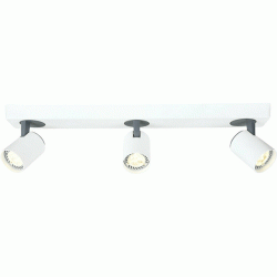 Επίτοιχο φωτιστικό DISCO 3xGU10 54x7x12cm λευκό αλουμινίου
