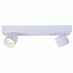 Φωτιστικό LED COB PLUTO οροφής 10W θερμό φως 3000k δέσμης 80° 800lm λευκό αλουμινίου 32x7xh10cm