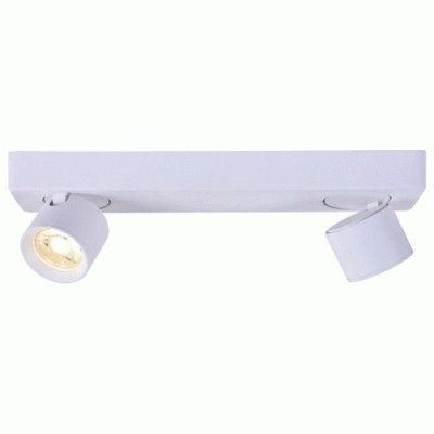 Φωτιστικό LED COB PLUTO οροφής 10W θερμό φως 3000k δέσμης 80° 800lm λευκό αλουμινίου 32x7xh10cm