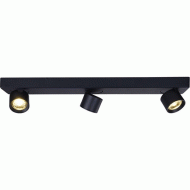 Φωτιστικό LED COB οροφής PLUTO 15W θερμό φως 3000k δέσμης 80° 1200lm μαύρο αλουμινίου 54x7xh10cm Φωτιστικό LED COB οροφής PLUTO 15W θερμό φως 3000k δέσμης 80° 1200lm μαύρο αλουμινίου 54x7xh10cm