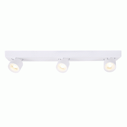 Φωτιστικό οροφής LED COB PLUTO 15W θερμό φως 3000k 1200lm δέσμης 80° 54x7xh10cm λευκό αλουμινίου