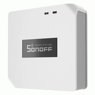 Sonoff RF Bridge 433MHz RF-BRIDGER2 λευκό για μετατροπή ασύρματων χειριστηρίων ή αισθητήρων σε WiFi