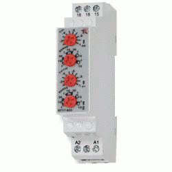 Μονοφασικός επιτηρητής τάσης RINGEL RV17-825 με άνω - κάτω όριο ρύθμισης χρόνο πτώσης & επαναφοράς