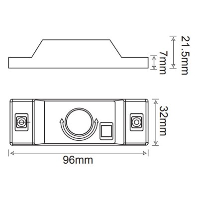 Βάσεις Roofpath με ρυθμιζόμενο βραχίονα 45° λευκές σετ 2 τεμαχίων για τοποθέτηση ταινιών LED
