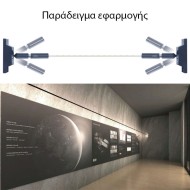 Μαύρος ατσάλινος ιμάντας Roofpath 16mmx10m για τοποθέτηση ταινιών LED