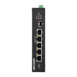 Extended temperature PoE Ethernet Switches ράγας 6 θυρών HIKVISION DS-3T0306HP-E/HS