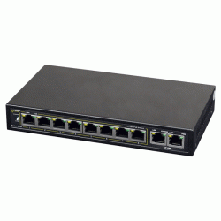 PoE Ethernet Switch PULSAR S108-90W 10x ports 10/100Mb/s