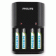 Φορτιστής μπαταριών AA & AΑΑ NiMH PHILIPS SCB1450NB με 4x AAA