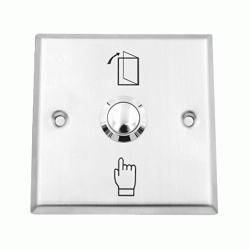 Χωνευτό μπουτόν SECUKEY SCK-CBUTTON2 3Α από ανοξείδωτο ατσάλι & κουμπί από χάλυβα