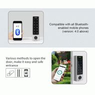 Πληκτρολόγιο πρόσβασης SECUKEY SCK-H3-BT 125KHz Bluetooth αδιάβροχο IP66