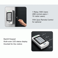Αδιάβροχο πληκτρολόγιο πρόσβασης SECUKEY SCK-K9 125KHz IP66