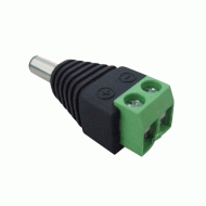 Βύσμα τροφοδοσίας DC αρσενικό ST-DC05 5.5 x 2.1mm σε κλέμα για χρήση με κάμερες & Video Balun σε συσκευασία 5 τμχ 
