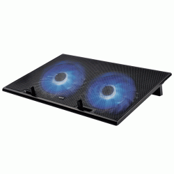 Ανεμιστήρας για laptop έως και 17.3" με μεταλλικό πλέγμα αντιολισθητικά πέλματα και μπλε LED φωτισμό Ανεμιστήρας για laptop έως και 17.3" με μεταλλικό πλέγμα αντιολισθητικά πέλματα και μπλε LED φωτισμό