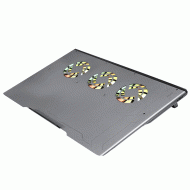Notebook Cooler RGB για αποτελεσματική ψύξη σε laptop έως και 17.3" από αλουμινένια επιφάνεια