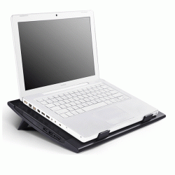 Notebook cooler Wind Pal FS για laptop έως και 17.3" με 2 ανεμιστήρες και μεταλλικό πλέγμα