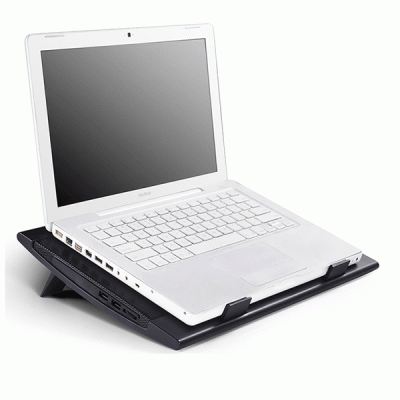 Notebook cooler Wind Pal FS για laptop έως και 17.3" με 2 ανεμιστήρες και μεταλλικό πλέγμα