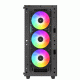 Κουτί Mid-tower Η/Υ DEEPCOOL μαύρο CC560 ARGB V2 για μητρικές Mini-ITX / Micro-ATX / ATX με ARGB LED ανεμιστήρες 