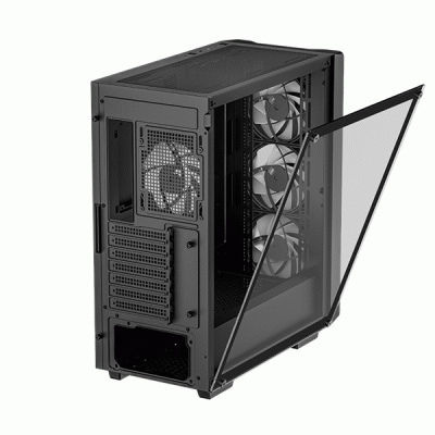 Κουτί Mid-tower Η/Υ DEEPCOOL μαύρο CC560 ARGB V2 για μητρικές Mini-ITX / Micro-ATX / ATX με ARGB LED ανεμιστήρες 