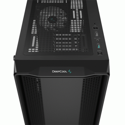 Κουτί Mid-tower Η/Υ DEEPCOOL μαύρο CC560 ARGB V2 για μητρικές Mini-ITX / Micro-ATX / ATX με ARGB LED ανεμιστήρες 