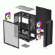Κουτί Mid-tower Η/Υ DEEPCOOL μαύρο CC560 ARGB V2 για μητρικές Mini-ITX / Micro-ATX / ATX με ARGB LED ανεμιστήρες 
