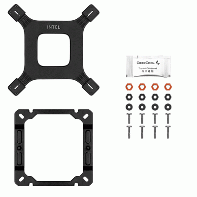 Universal ψύκτρα rgb για επεξεργαστές Intel και AMD με ψηφιακή οθόνη AG400 DIGITAL με διάσταση 120x92x150mm