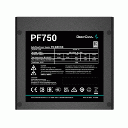 Τροφοδοτικό Η/Υ 750W με πιστοποίηση 80 Plus ενεργό PFC αθόρυβο ανεμιστήρα και υδραυλικά ρουλεμάν σε μαύρο χρώμα