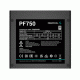 Τροφοδοτικό Η/Υ 750W με πιστοποίηση 80 Plus ενεργό PFC αθόρυβο ανεμιστήρα και υδραυλικά ρουλεμάν σε μαύρο χρώμα