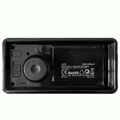 Ψηφιακό ρολόι/ξυπνητήρι με οθόνη LCD retro flip design oπίσθιο μπλε LED φωτισμό και λειτουργία αφύπνισης Ψηφιακό ρολόι/ξυπνητήρι με οθόνη LCD retro flip design oπίσθιο μπλε LED φωτισμό και λειτουργία αφύπνισης