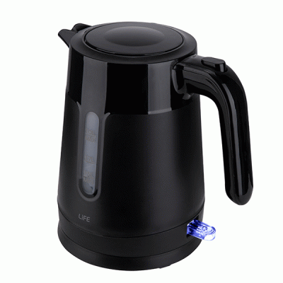 Bραστήρας χωρητικότητας 1.0L 1500W σε μαύρο χρώμα LIFE ELEMENT BLACK Bραστήρας χωρητικότητας 1.0L 1500W σε μαύρο χρώμα LIFE ELEMENT BLACK