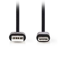 Καλώδιο USB High-Speed A αρσ. - USB Type-C αρσ. 1.00m. για μεταφορά δεδομένων και για φόρτιση Καλώδιο USB High-Speed A αρσ. - USB Type-C αρσ. 1.00m. για μεταφορά δεδομένων και για φόρτιση