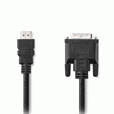 Καλώδιο σύνδεσης High Speed HDMI από αρσενικό σε DVI-D 24+1-Pin αρσενικό 3.00m σε μαύρο χρώμα