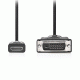 Καλώδιο σύνδεσης High Speed HDMI από αρσενικό σε DVI-D 24+1-Pin αρσενικό 3.00m σε μαύρο χρώμα