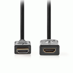 Καλώδιο προέκτασης High speed HDMI με Ethernet, HDMI αρσενικό σε HDMI θηλυκό και επίχρυσες επαφές, 2.00m Καλώδιο προέκτασης High speed HDMI με Ethernet, HDMI αρσενικό σε HDMI θηλυκό και επίχρυσες επαφές, 2.00m