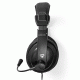 Ακουστικά κεφαλής NEDIS headset με καλώδιο 1.80m και ρυθμιζόμενο στήριγμα κεφαλής σε μαύρο χρώμα Ακουστικά κεφαλής NEDIS headset με καλώδιο 1.80m και ρυθμιζόμενο στήριγμα κεφαλής σε μαύρο χρώμα