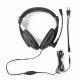 Ακουστικά κεφαλής NEDIS headset με καλώδιο 1.80m και ρυθμιζόμενο στήριγμα κεφαλής σε μαύρο χρώμα Ακουστικά κεφαλής NEDIS headset με καλώδιο 1.80m και ρυθμιζόμενο στήριγμα κεφαλής σε μαύρο χρώμα