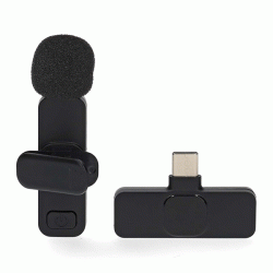 Ασύρματο μικρόφωνο πέτου με έξοδο USB Type-C ιδανικό για χρήση σε notebook / smartphone / tablet