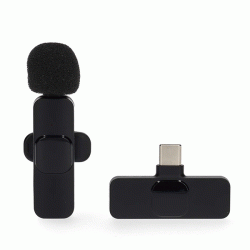 Ασύρματο μικρόφωνο πέτου με έξοδο USB Type-C ιδανικό για χρήση σε notebook / smartphone / tablet